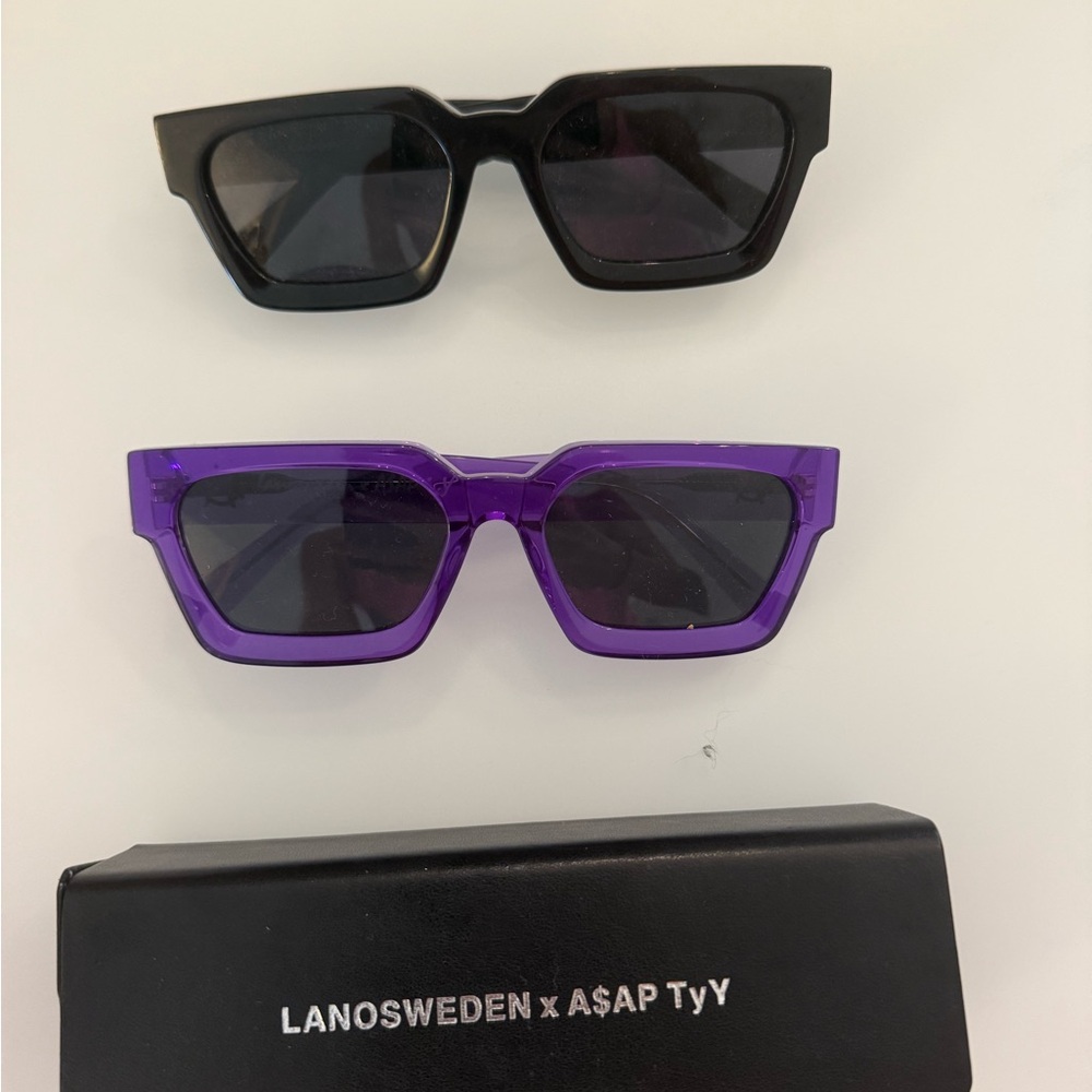 Black and Purple Sunglasses